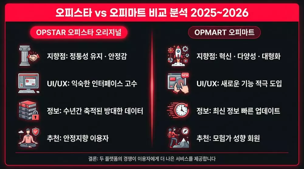오피스타 vs 오피마트 비교